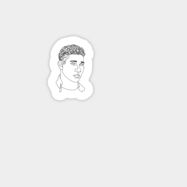 Keiynan Lonsdale Sticker by KramodaDragon